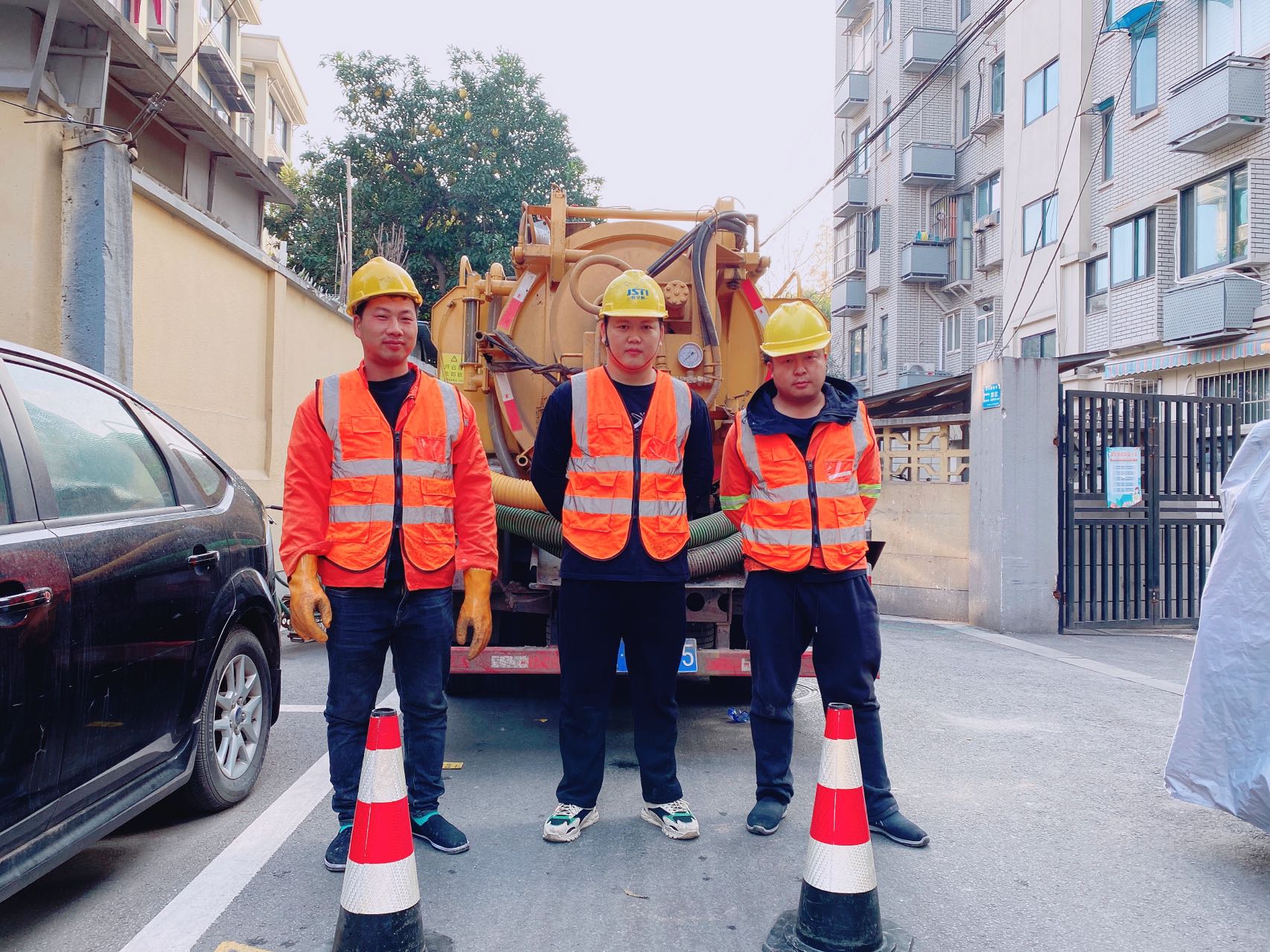 青浦南京某小区管道清淤检测施工